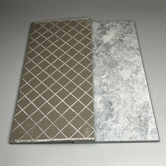TRAVERTINE Glazed Porcelain Tiles Andes Silver 12x24 FBN (2 Pieces) 1099880