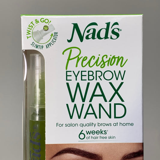 NADS 3PK Precision Eyebrow Wand Waxing Kit Soothing Honey 0.2oz 0677EN06