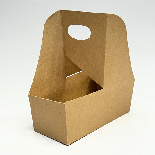 ZA@ ON THE GO (250 Count) Recyclable 2 Drink Carrier w/ Handle Holds up to 20oz 2795 A