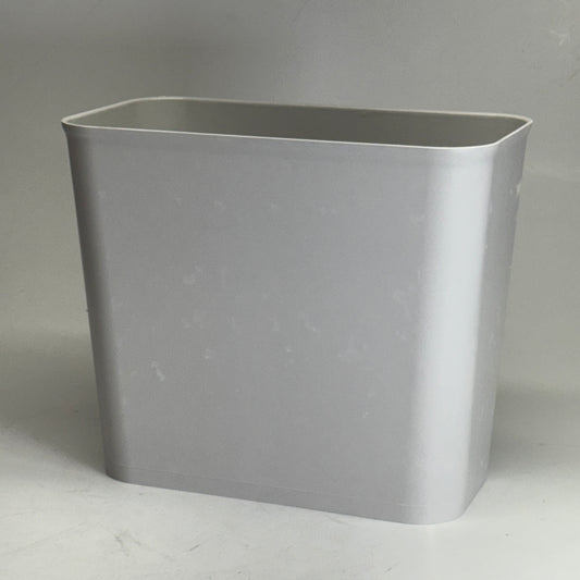 MBI (4 PACK) Fire Resistant Wastebasket Sz 13"L x 9"W x 14"H White MB27-N