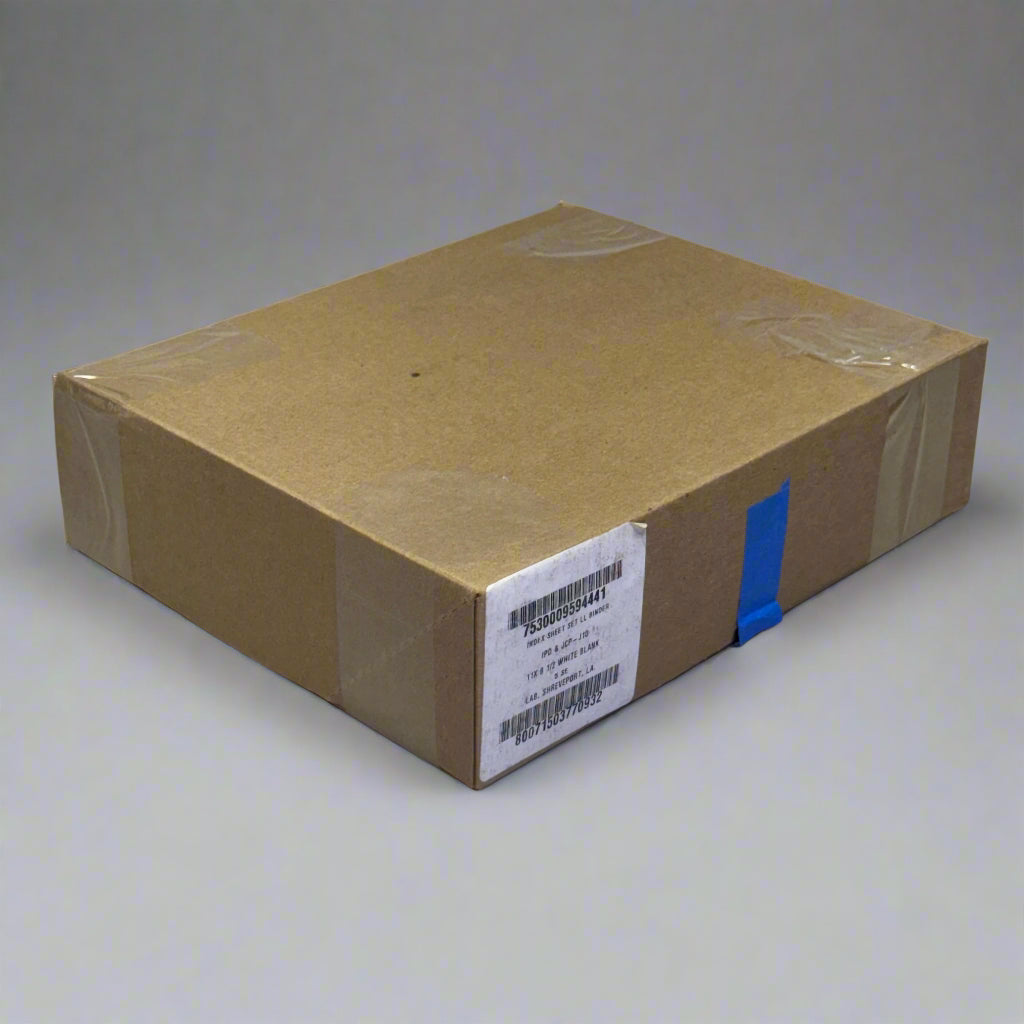 LAB INDUSTRIES (500 Sheets) Index Sheet Set Loose Leaf Binder 11" x 8.5" White 7530009594441