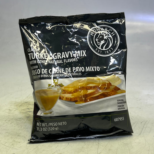ZA@ MONARCH (6 PACK) Turkey Gravy Mix 11.3 oz 687955 A