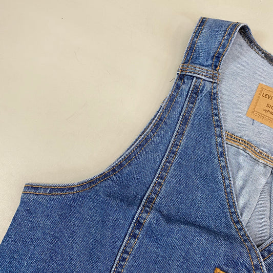 LEVI'S 95' Jean/Denim Cropped Vest Women's Sz XS Blue A91780000