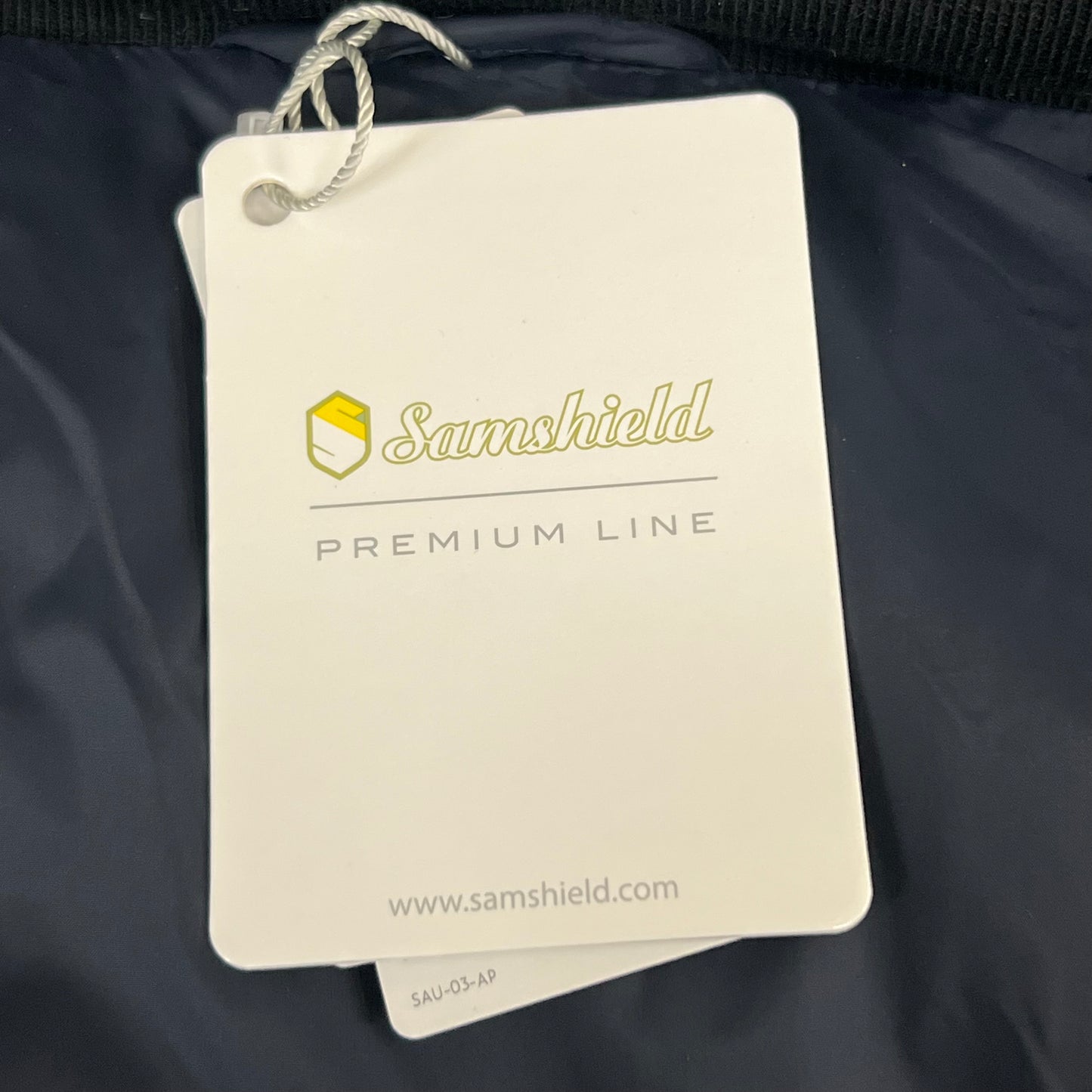 SAMSHIELD Avoriaz Equestrian Sleeveless Winter Coat Men's Sz L Navy