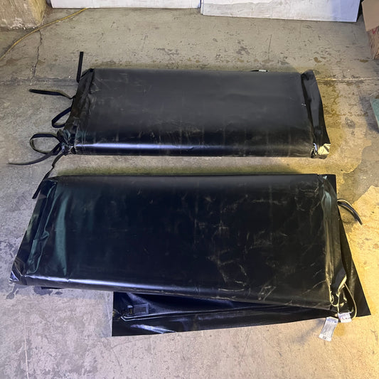 POWERBLANKET (2 PACK) Insulated Drum Heater Sz 62"W x 120"L Black CBGCW1KS-40FC (New Other, Distressed Box)