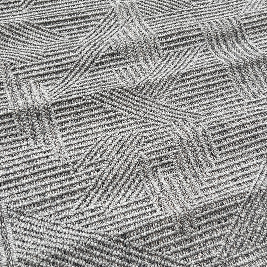 ZA@ Indoor/outdoor Area Rug See Images For Size Light Grey/Dark Grey