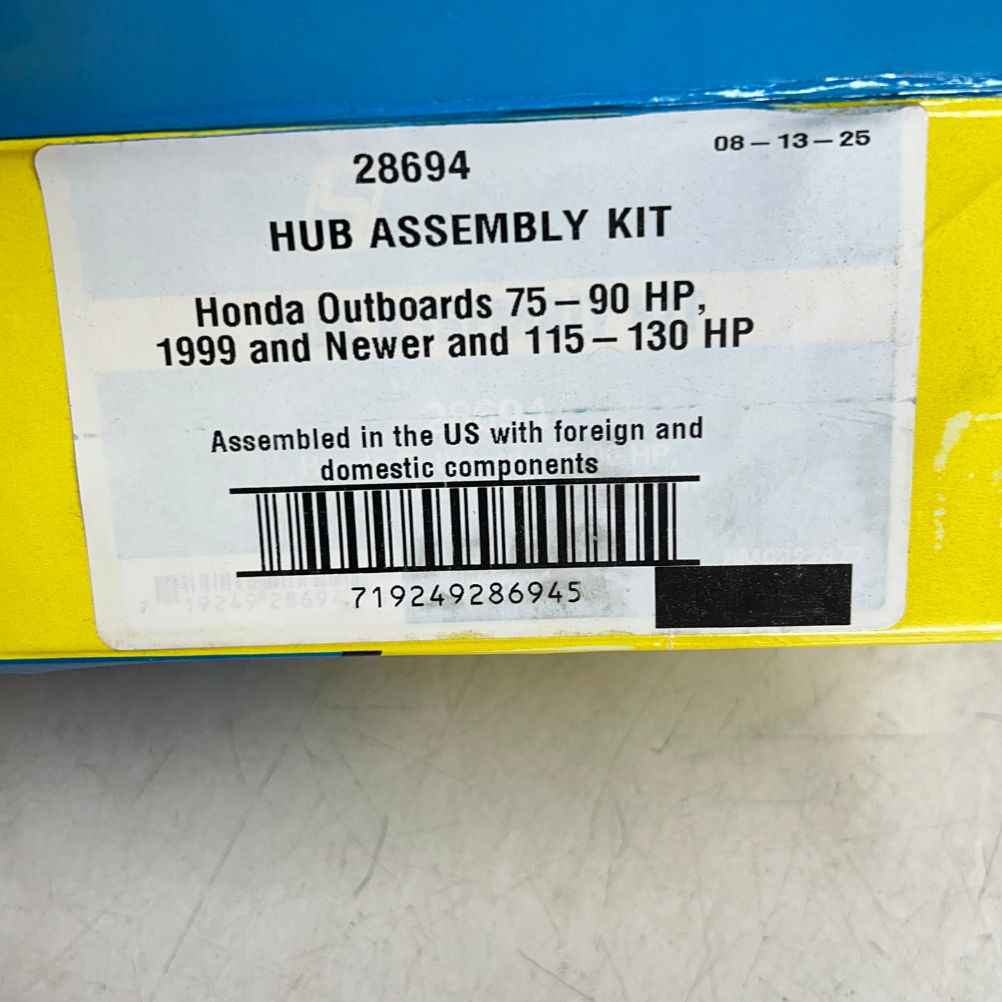 SEACHOICE Propeller Hub Assembly For Honda Outboards 75-90 Hp 1999 & Newer 28694