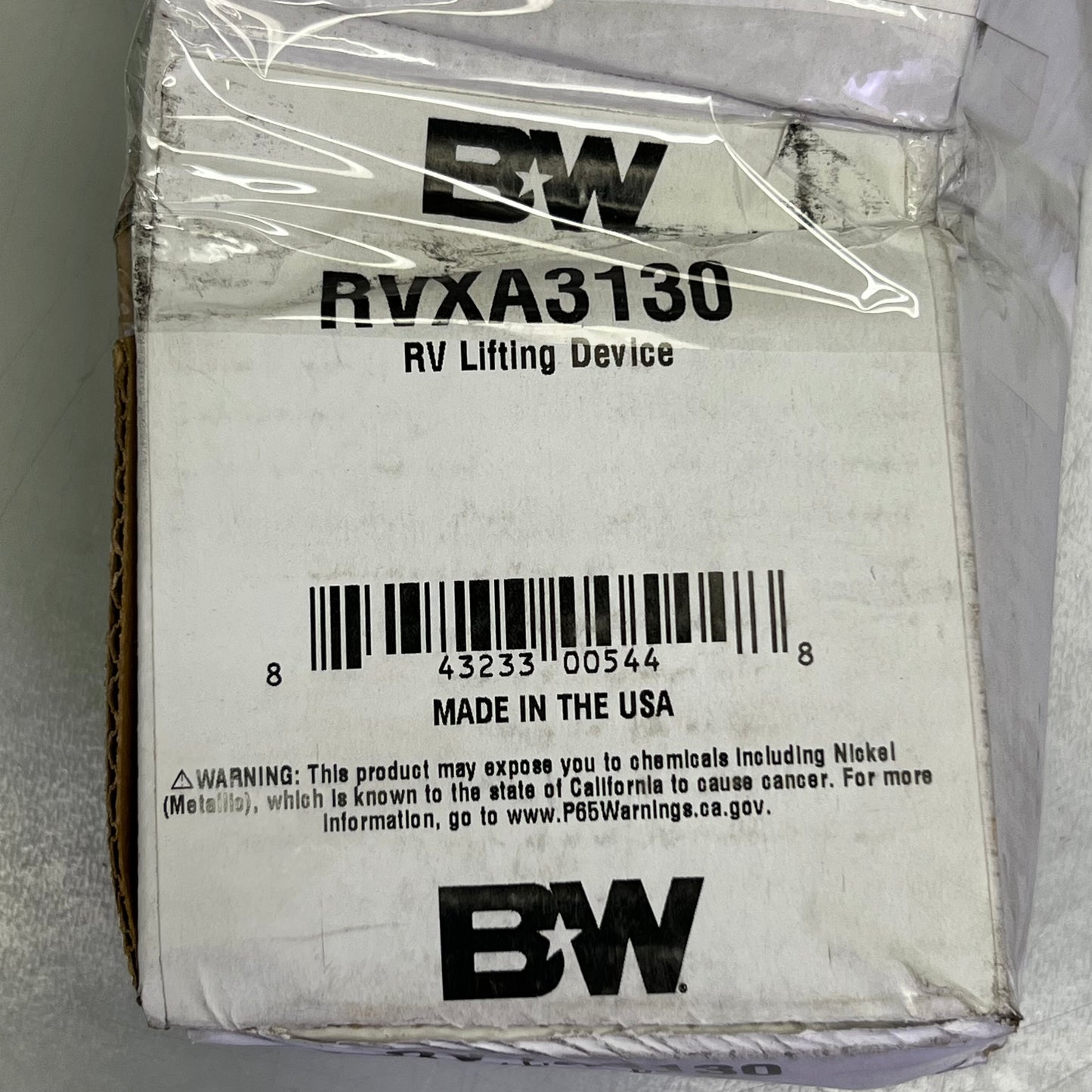 BW RV Lifting Device 9"L x 3"W Grey RVXA3130