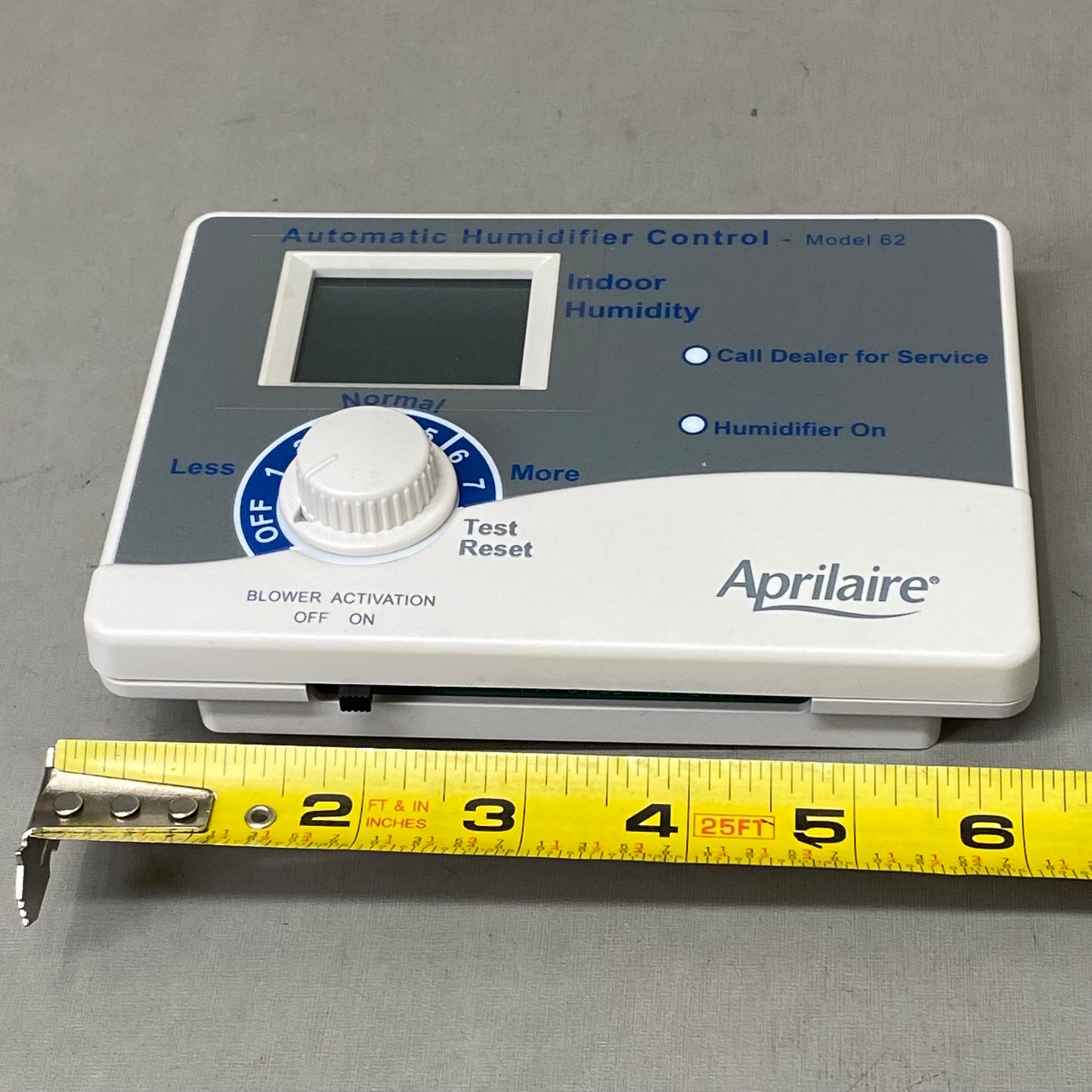 APRILAIRE Automatic Digital Humidifier Control 6.6"x4.5"x2.5" MODEL 62