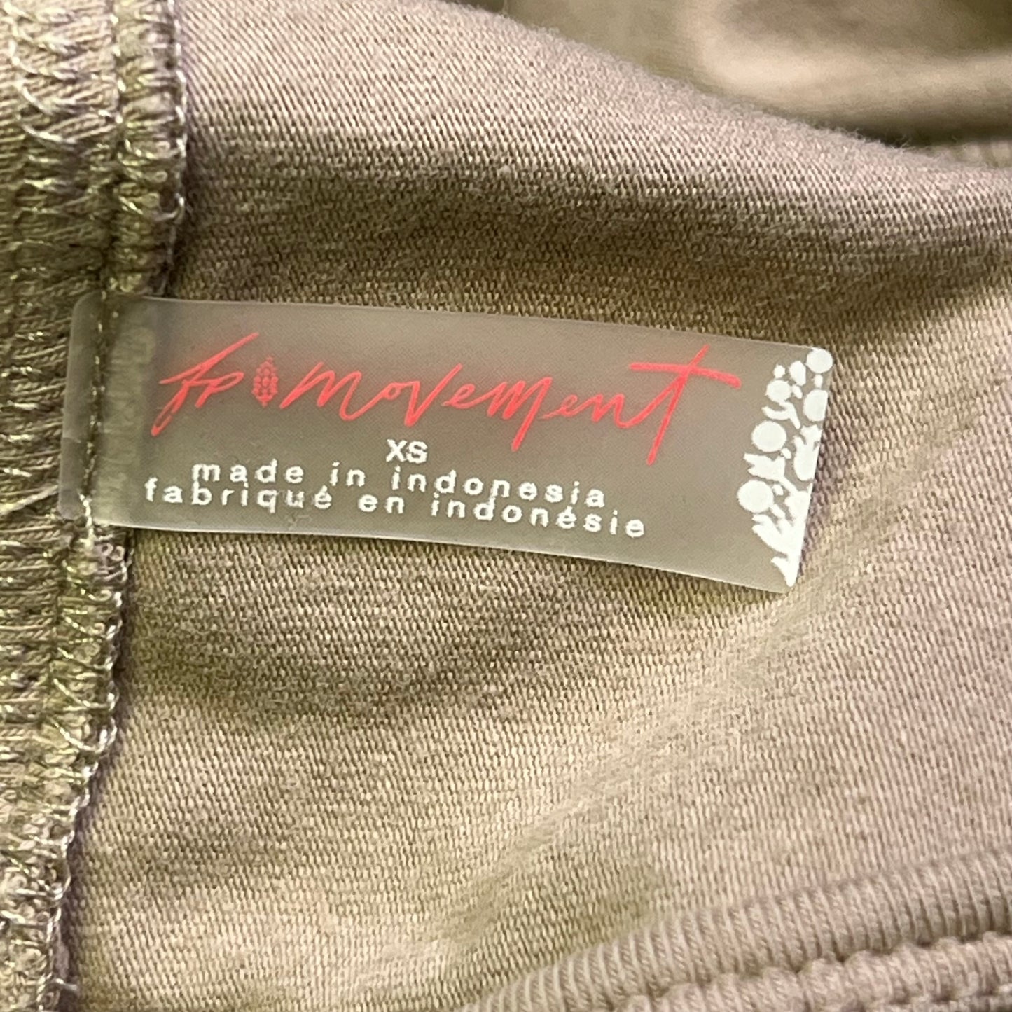 FREE PEOPLE Hot Shot Onesie Relaxed Fit Women's Sz XS Mocha Latte 80029523