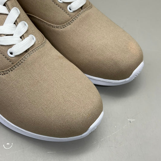 PROPET Flicker Canvas Sneaker Diabetic Friendly Women's Sz 9.5 W(D) Tan WAA192C