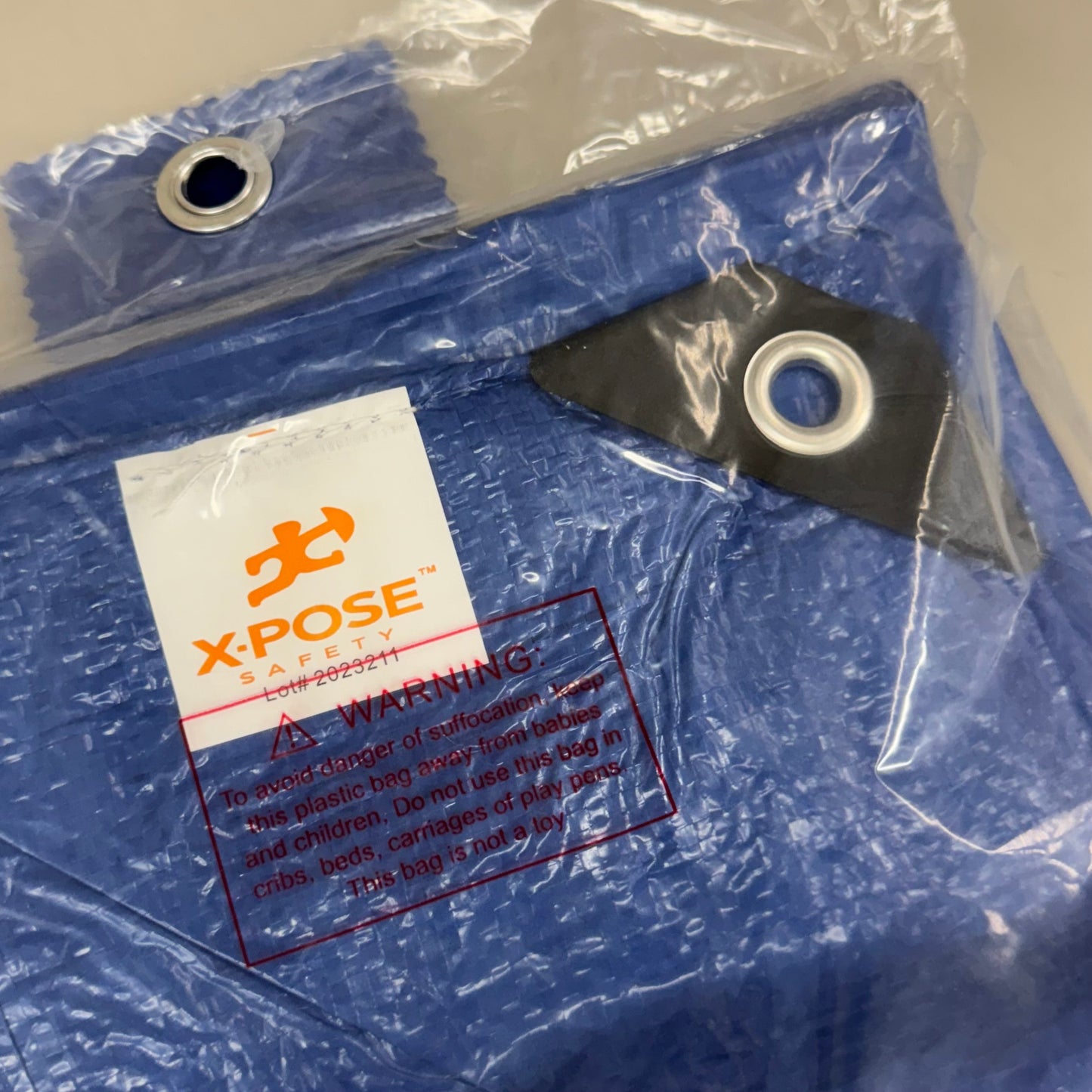ZA@ X POSE (2 PACK) Multipurpose Better Blue Tarp 5 Mil Thick 6'x8' Blue BT-68 A