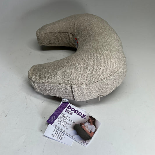 BOPPY Nursing Pillow Luxe Cushion Hypoallergenic Fiber Fill 21"x15"x6" Oatmeal