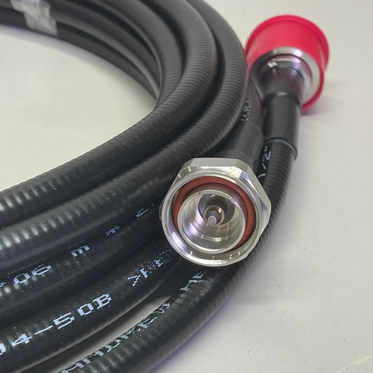 ANDREW SOLUTIONS Coaxial Cable 30 ft Black F4A-DMDM-30-P