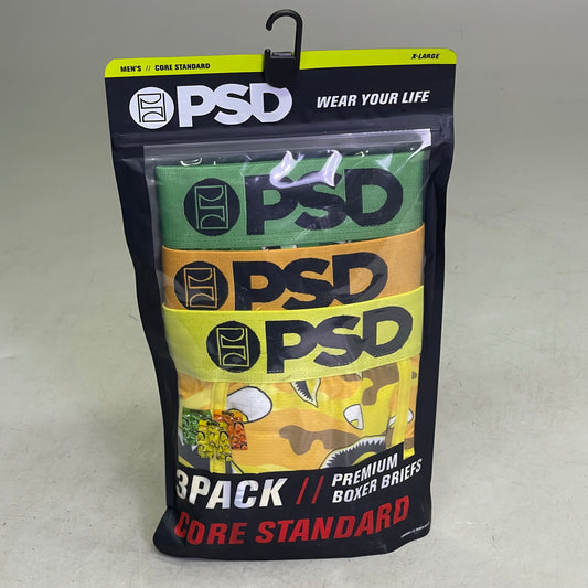 PSD (3 PACK) Warface Men's Boxer Briefs XL WF FACES