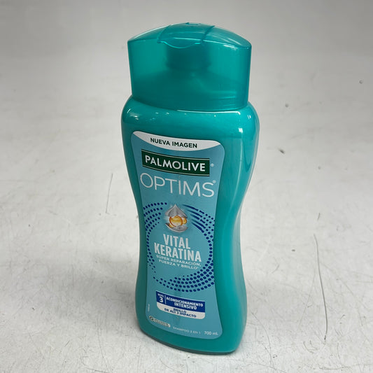PALMOLIVE OPTIMS (2 PACK) Vital Keratina Super Repair Strengthening Shampoo 700ML
