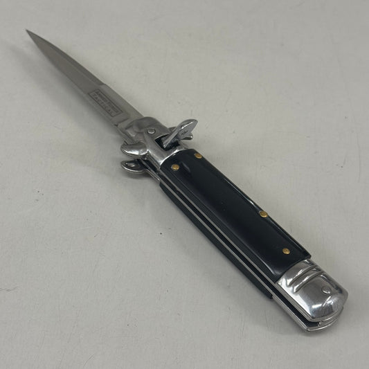 ZA@ ARMED FORCE TACTICAL Handcrafted OTF Pocket Knife 3.5" Blade 8" Overall Length Black ST-8BB