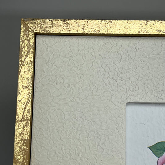 ASHLAND Champagne With Flowers & Macarons Wall Art w/ Wood Gold Frame 732672