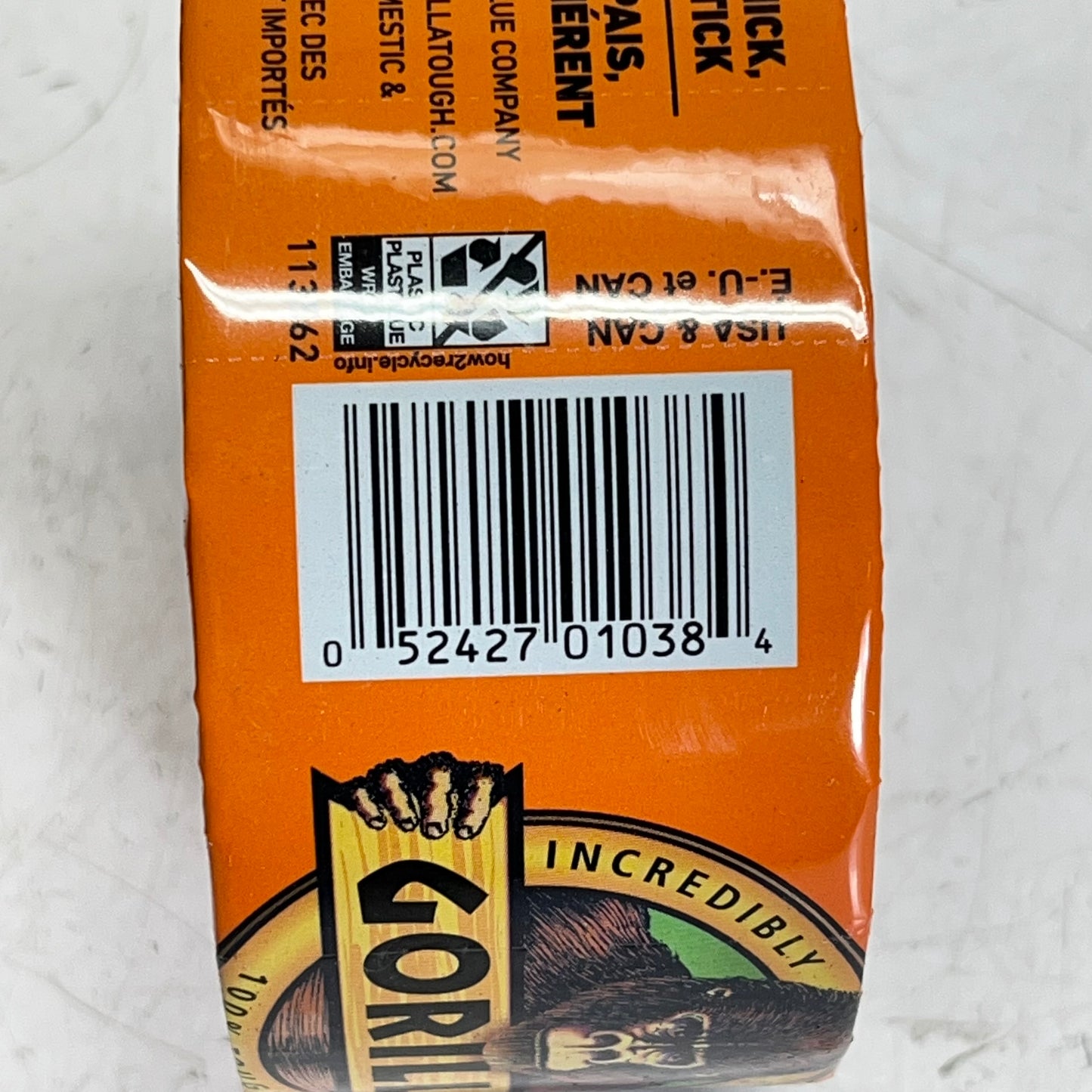 GORILLA TAPE (6 PACK) Duct Tape Double Thick Adhesive 1.88" x 10 Yd Black 105462