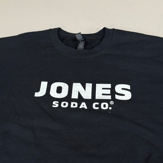 GILDAN Jones Soda Co. Branded Sweatshirt Men's SZ XL Black
