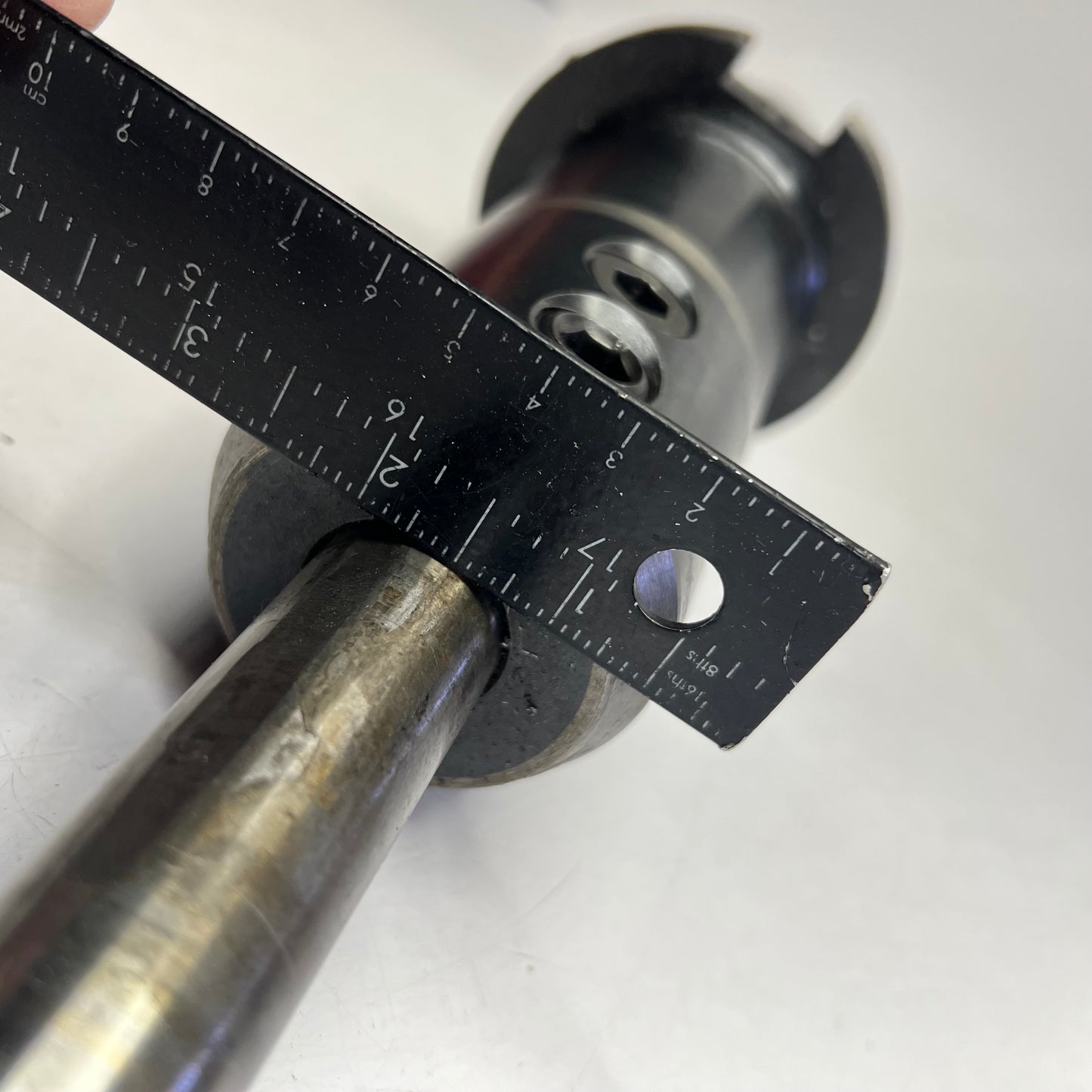 VALENITE Tool Holder w/ Weldon 3/8-mmh2 End Mill Attachment V50CT-E100L (Used)