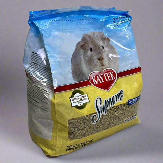 ZA@ KAYTEE (2 PACK) Supreme Guinea Pig Food 5Lbs BB 01/01/2026 A