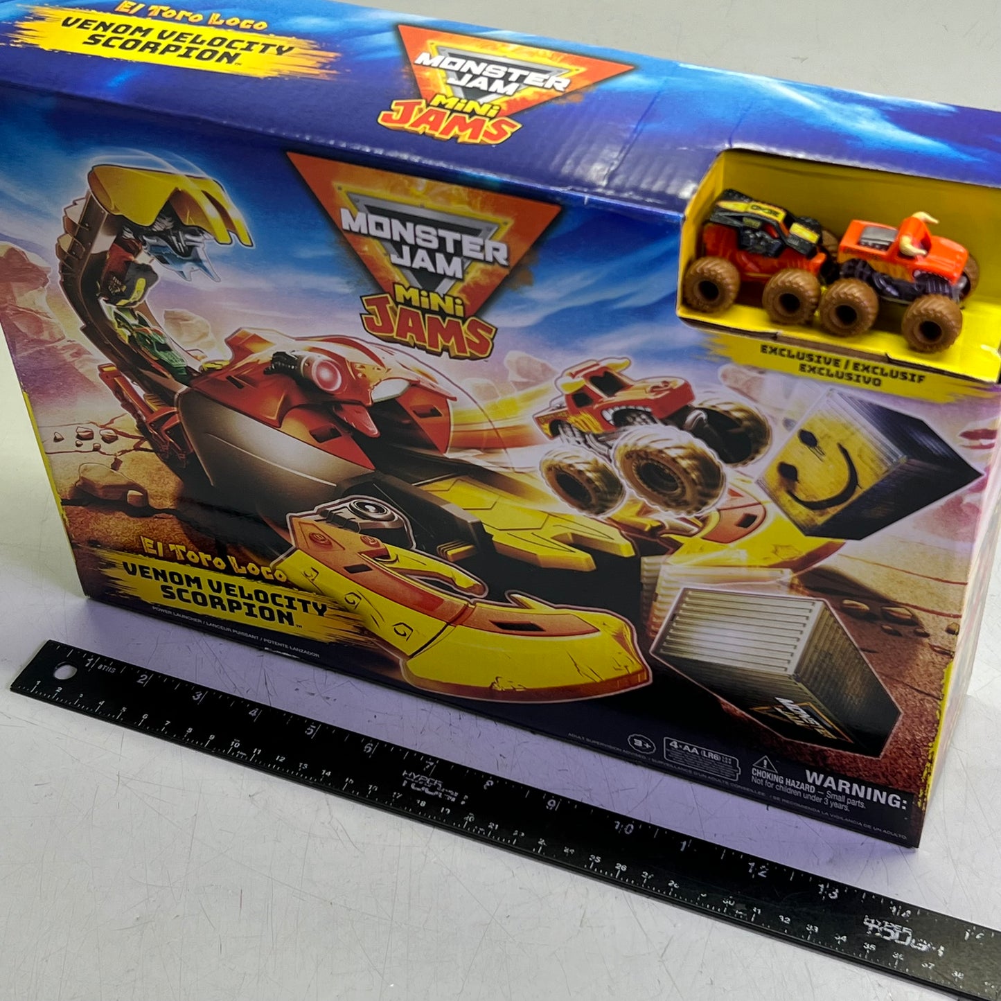MONSTER JAM El Toro Loco Venom Velocity Scorpion Playset GML3PKSLD
