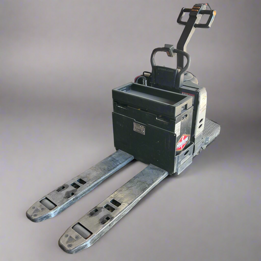 Z@ CROWN End Control Electric Pallet Jack PE 4500 Black & Grey (Used, Working)