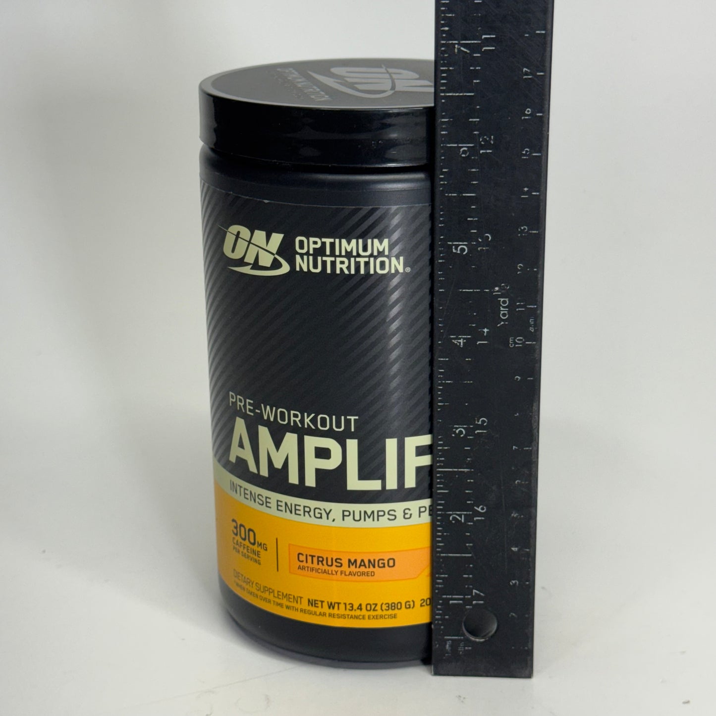 OPTIMUM NUTRITION Pre-Workout Amplifier, Citrus Mango 13.4oz 20 Servings BB 11/26