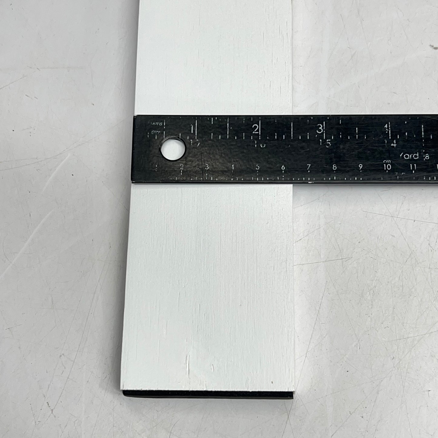 ZA@ RYQTOP (4 PACK) Bamboo Drawer Organizer Dividers 17" x 3.5" Deep White C