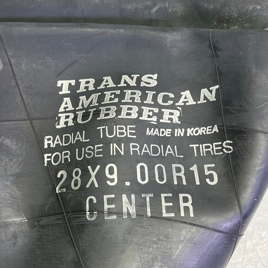 TRANS AMERICAN RUBBER Butyl Radial Tube 28x9.00R15 Center 9I75NB TR75A
