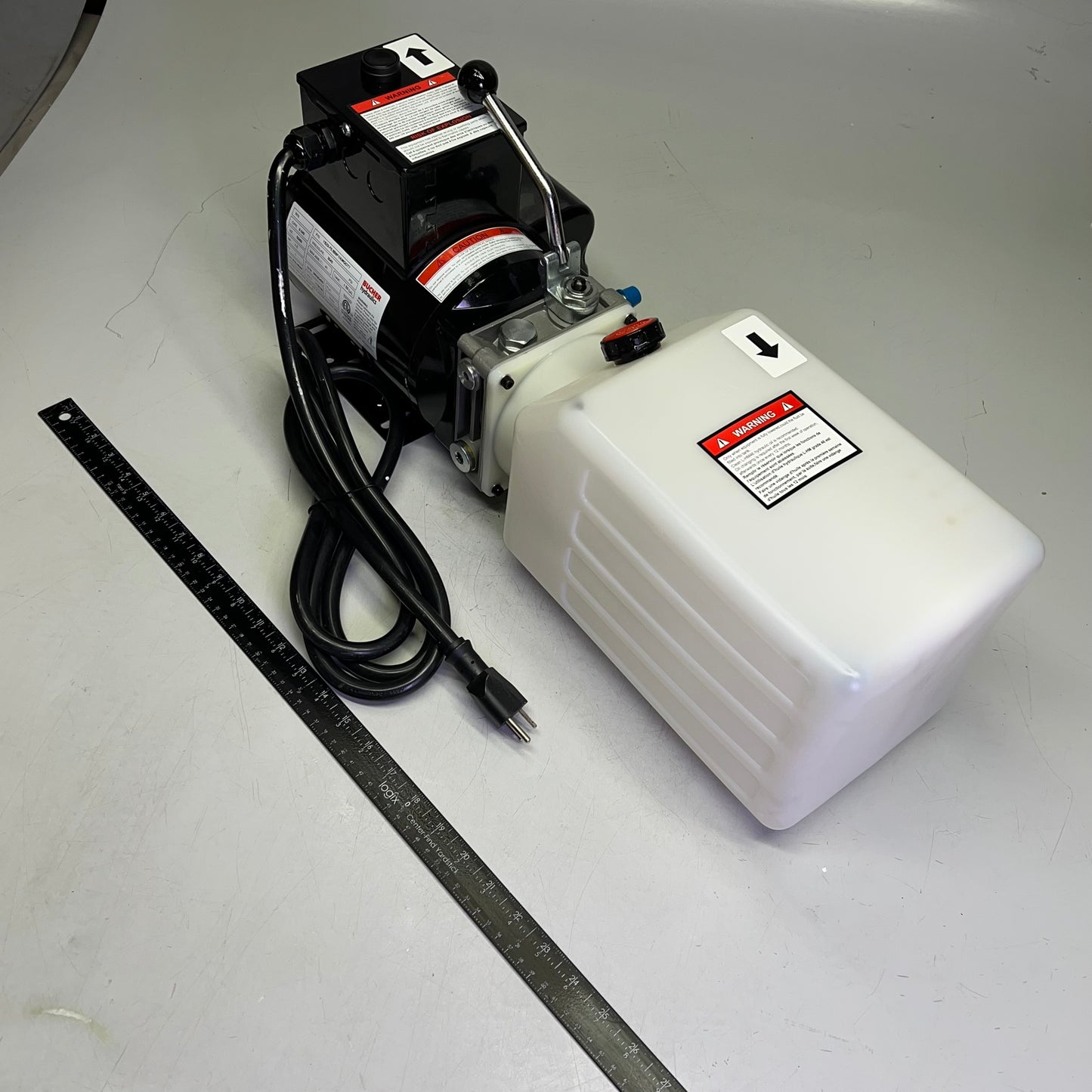 BUTCHER Hydraulic Power Unit 115/230 Volt 1.59 Gal Tank YBZ6-F0.8B8F1/AMQO|T7