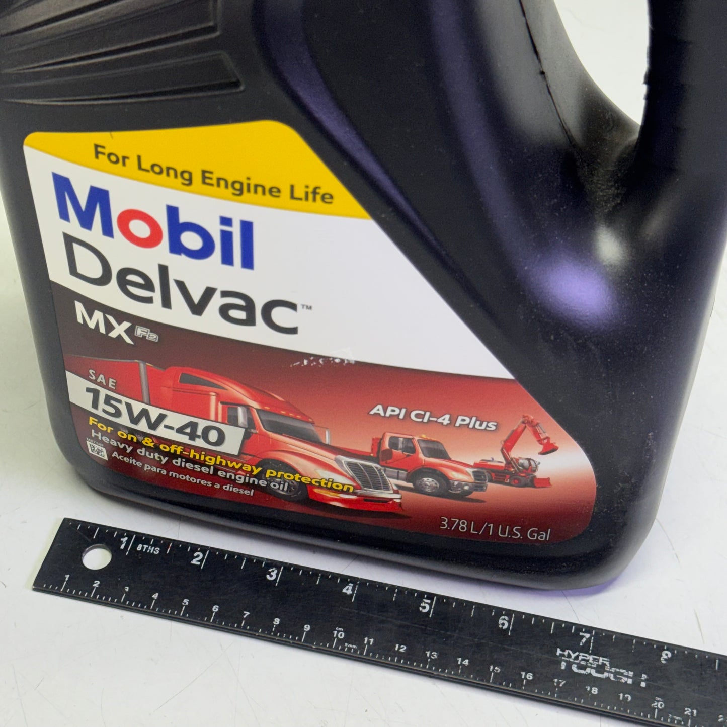 MOBIL DELVAC MX F2 15W-40 For On & Off-Highway Protection 1 Gal. API CI-4 PLUS