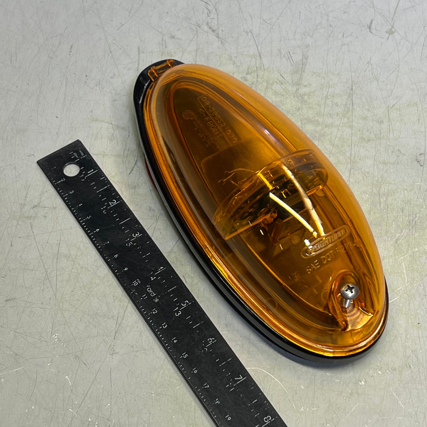 TRUCK LITE Freightliner LED Roof Marker Lamp Screw Mount Orange A06-36925-000