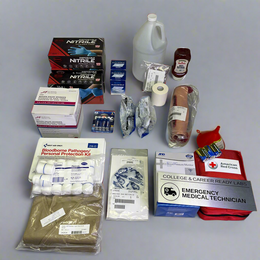 HEALTH SCIENCE CAREER LABS Emergency Medical Treatment Kit AO-0020372 869008