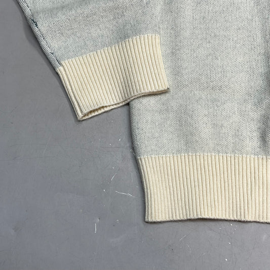 CPG CODEGRAPHY WORLDWIDE Sweater Women's Sz L Green/Crème WCPG-SWTR-NTRL-2022-3