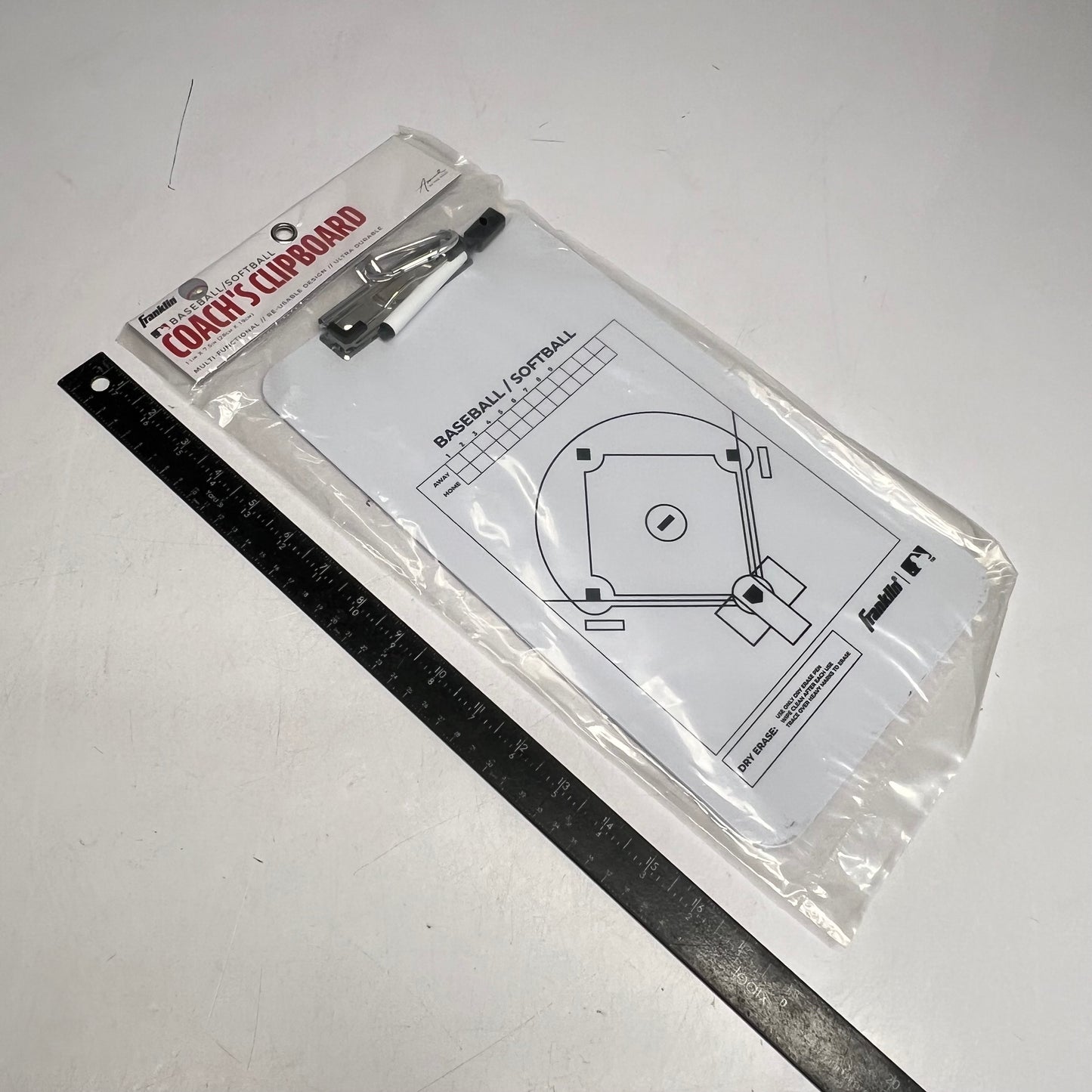 FRANKLIN (2 PACK) MLB Coach's Clipboard Baseball & Team Roster 11"x7.5"1567