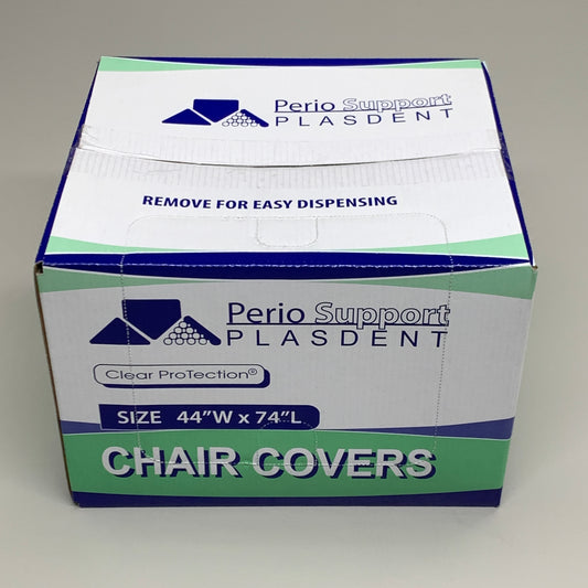 PERIO SUPPORT Plasdent X-Large Chair Covers 44"W X 74"L Box of 100