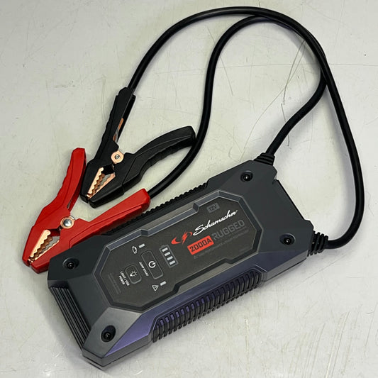 SCHUMACHER Peak Amps Rugged Lithium Jump Starter & Power Bank for 10.0L Gas & 8.0L Diesel Engines SL1651