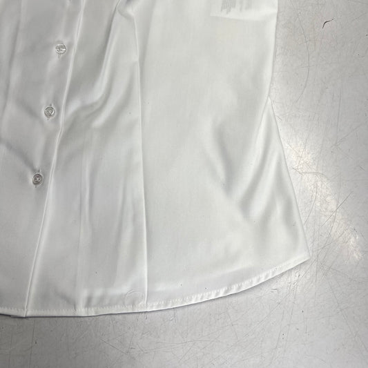 JONES New York Sleeveless Button Front Collared Blouse Women's Sz XS White 54050