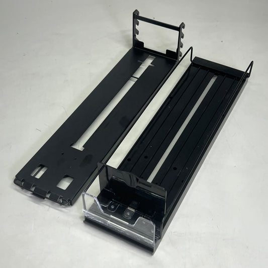 STEPHEN GOULD CORP (4 PACK) Slim Line Double Pushers Tray With Bed Black SG409