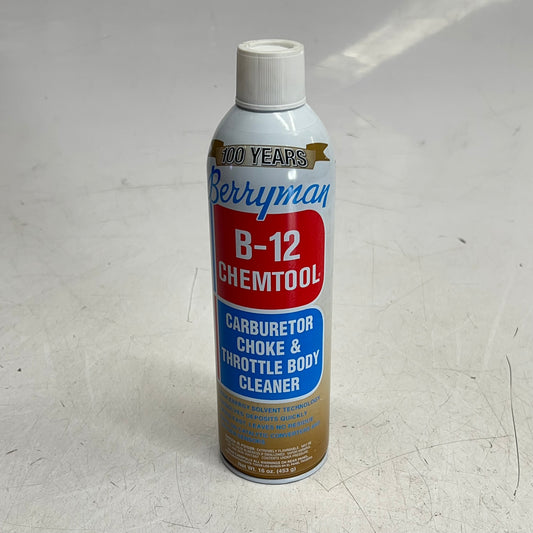 ZA@ BERRYMAN (2 PACK) B-12 Chemtool Carburetor Choke & Throttle Body Cleaner Cleaner 16 Oz 0117