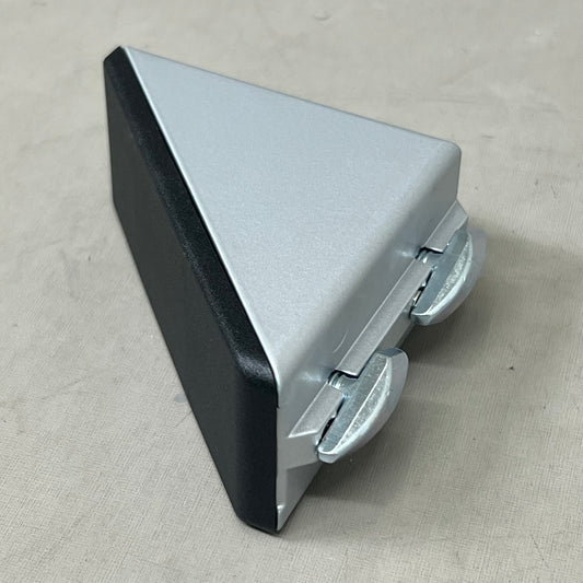 ALU CONNECTION Pre-Assembled Magnet W/ Rhombus Screw Slot 8 80mm Chrome/Black 146831