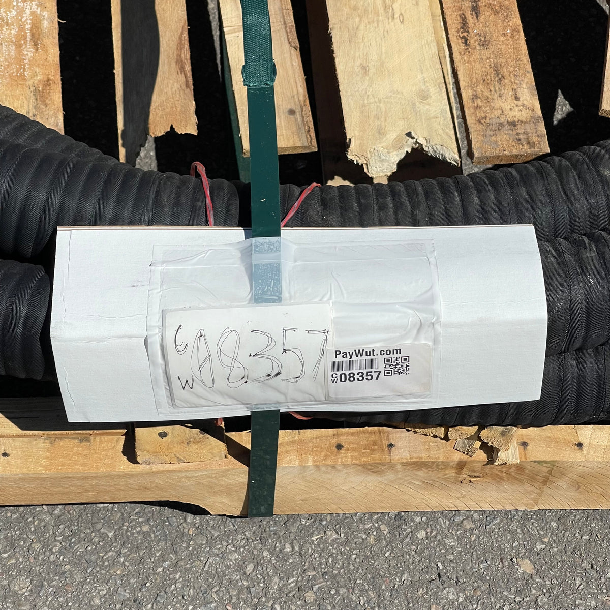 NOVAFLEX Wire-Inserted Industrial Rubber Vacuum Hose 2.5"ID Black 5020BG-02500-10