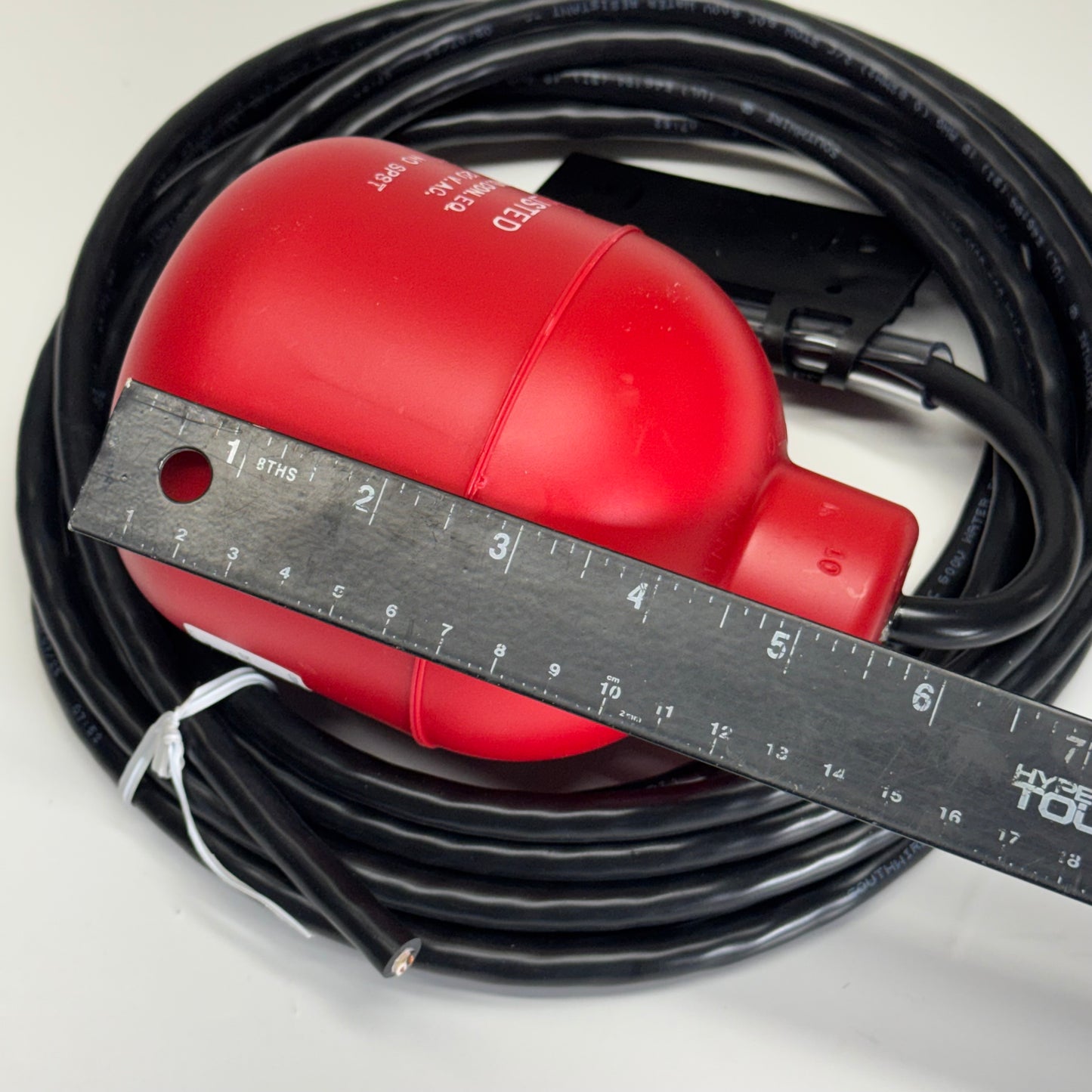 WEIL PUMP Mercury Switch Single Pole-pilot Duty 20 Ft Cord, Black & Red 8234K1004M