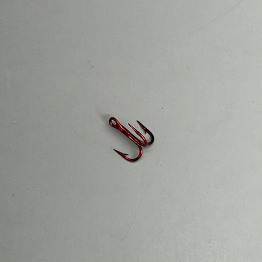 EAGLE CLAW (3 PACK) 3X Treble Regular Round Bend Hook Red #12 20pc L934RDT-12
