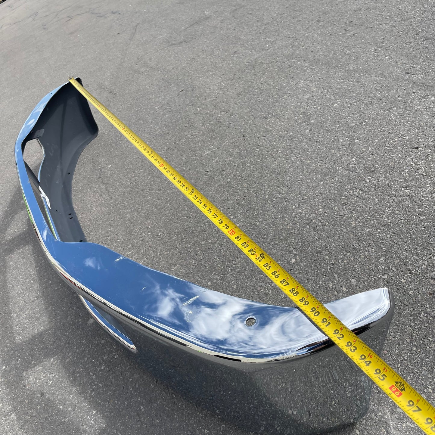ZA@ MIXED Front Bumper for Ford F-650/F-750 Chrome 2005-2014 (AS-IS)