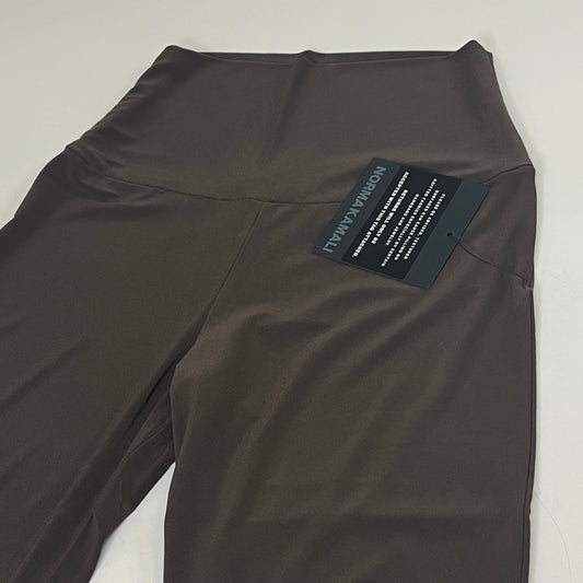 NORMA KAMALI Lightweight Slinky Jersey Fabric Boot Pant Women's Sz XS Chocolate