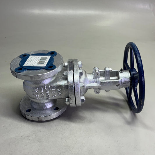 GRAINGER 2-1/2 Gate Valves #150, Grey 4371004410 (Distressed Box)