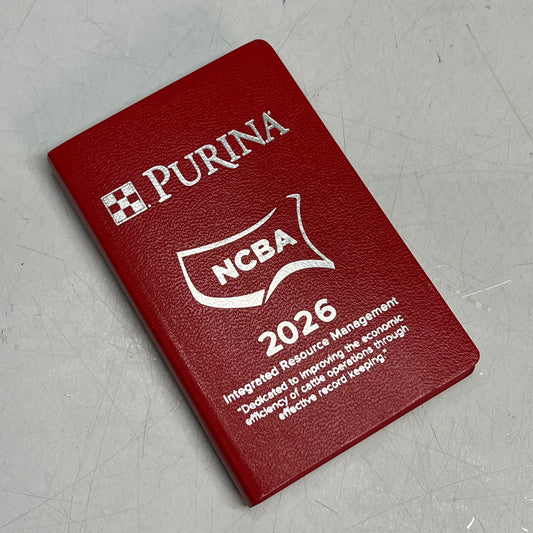 PURINA (3 PACK) National Cattlemen's Beef Association Mini Record Book 2026